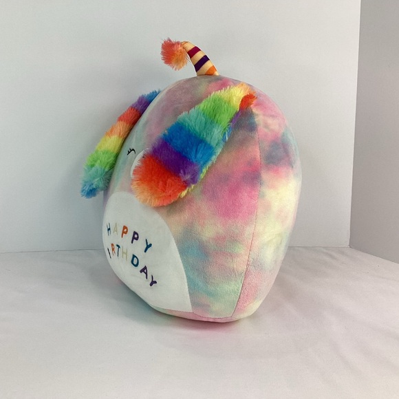 Rainbow Plush Happy Birthday Toy - Picture 2 of 6